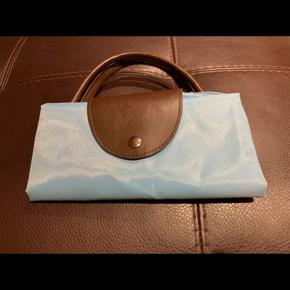 Foldable blue bag